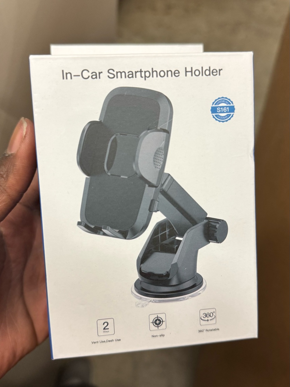 In-Car Smartphone Holder - Black